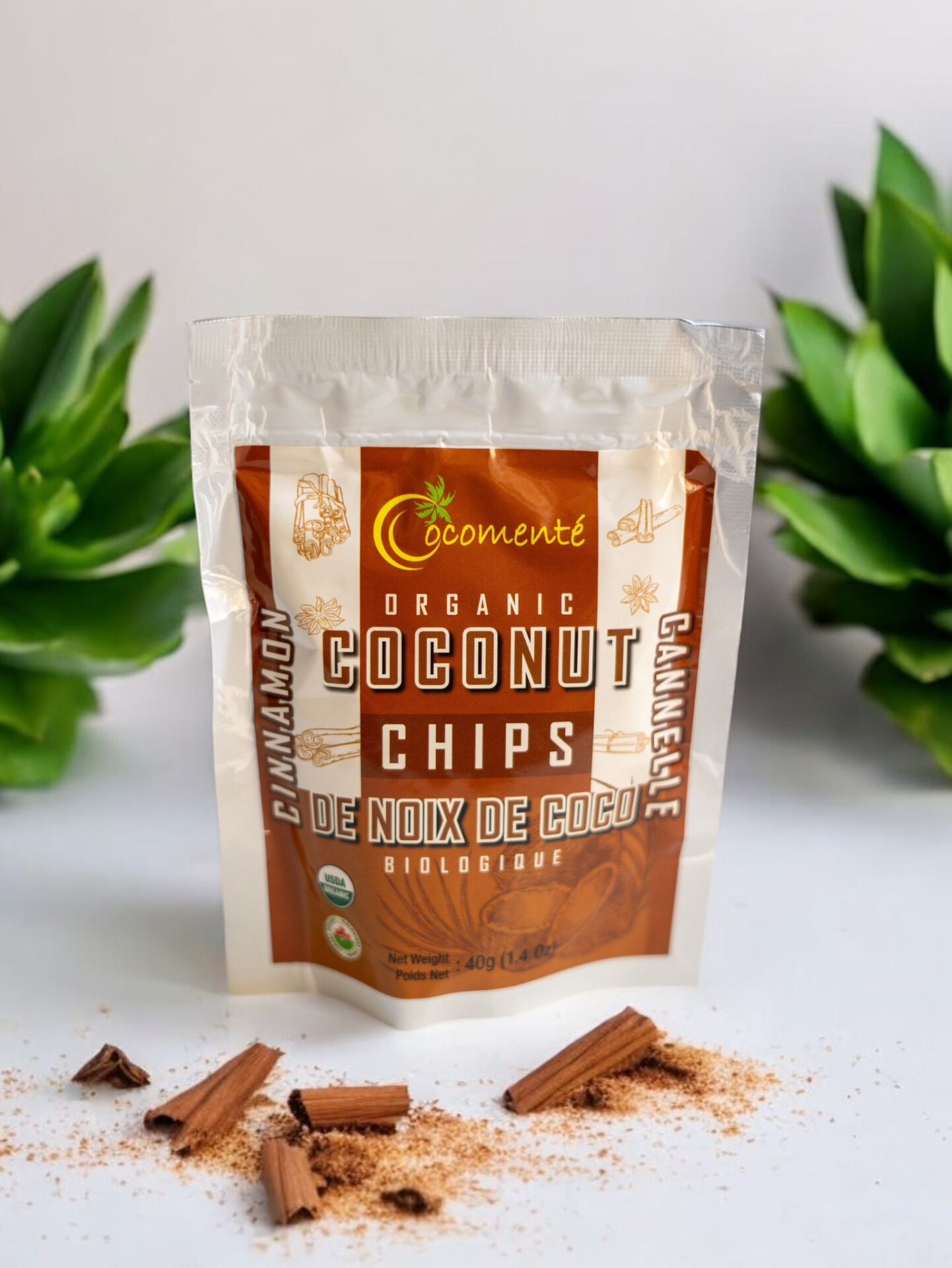 Organic coconut chips